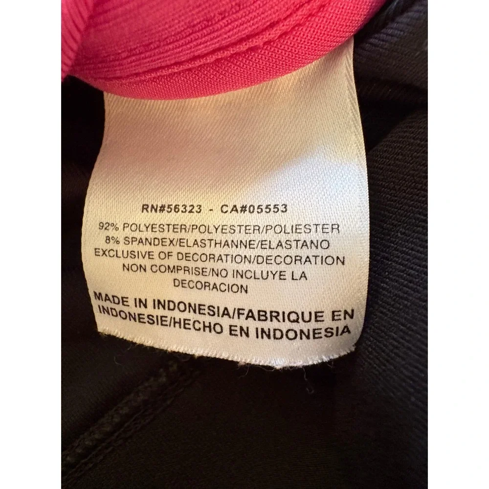 Nike Running Dri-FIT Full Zip Hoodie Pink Black Colorblock Thumbholes‎ Womens XL